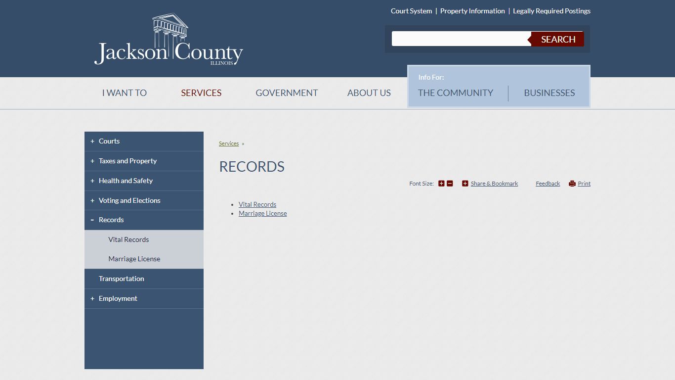 Records | Jackson County, IL